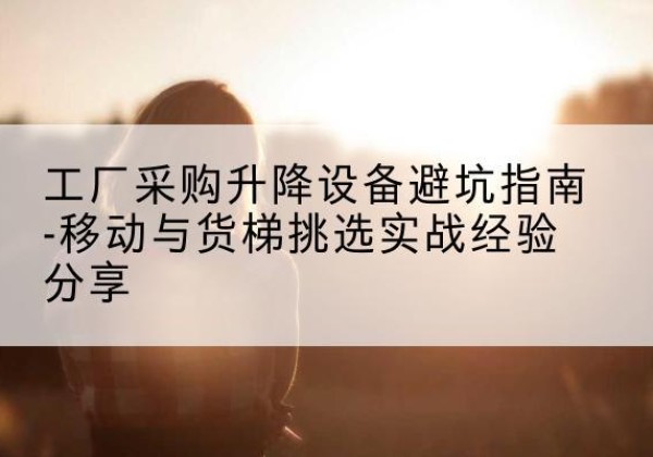 沅江移动式升降机怎么选-工厂采购升降设备避坑指南-移动与货梯挑选实战经验分享